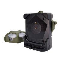 Warning Light Olive green White|Orange Dual Charging Station