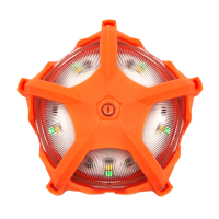 Warning Light weiß-orange