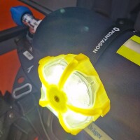 Magnethalter Klein auf Klettgurt